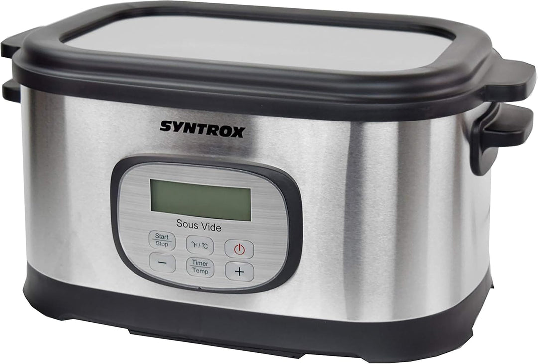 Syntrox Germany Sous Vide Kocher Multikocher, Vakuumgarer, Slow Cooker Langsamgarer, Schongarer der