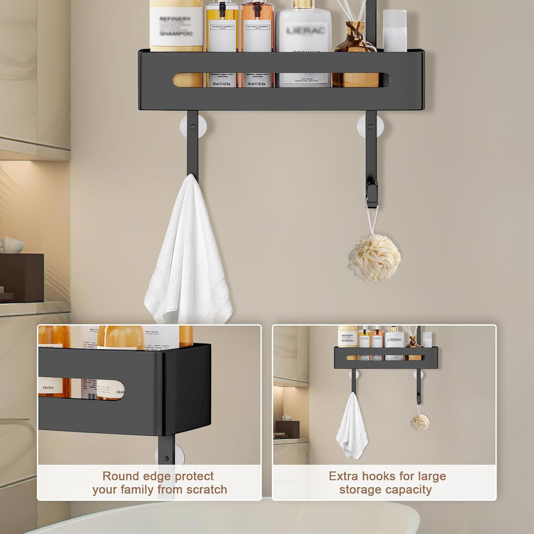 Ajex Duschablage zum Hängen, Duschregal ohne Bohren Edelstahl Badezimmer Organizer Shampoo Halterung