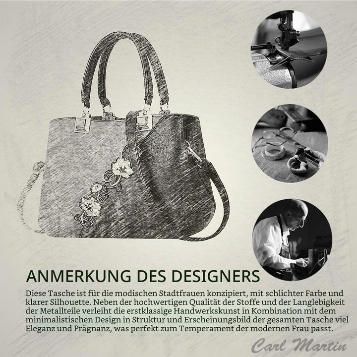 NICOLE &amp; DORIS Handtaschen Damen modische Damenhandtaschen taschen Damen Umhängetaschen mit Blumenmu