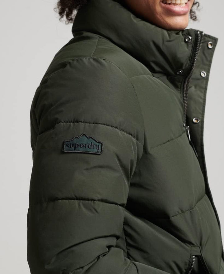 Superdry Herren Retro Steppjacke S Surplus Goods Olivgrün, S Surplus Goods Olivgrün