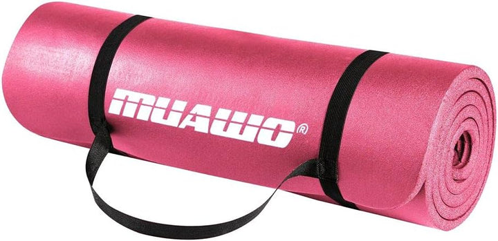 Muawo Premium Trainingsmatte, Fitnessmatte, Yogamatte, Gymnastikmatte | extra-dick & extra-lang | ru