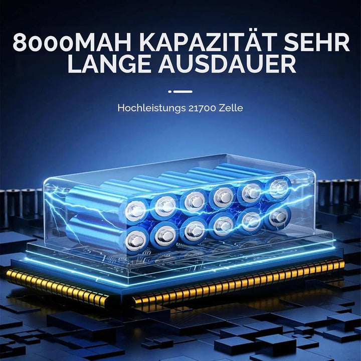 2024 Thunder Jet Dry, Batterie 8000 MAh Autotrockner, 180000 U/min Autotrockner Luftgebläse, 11 Blat