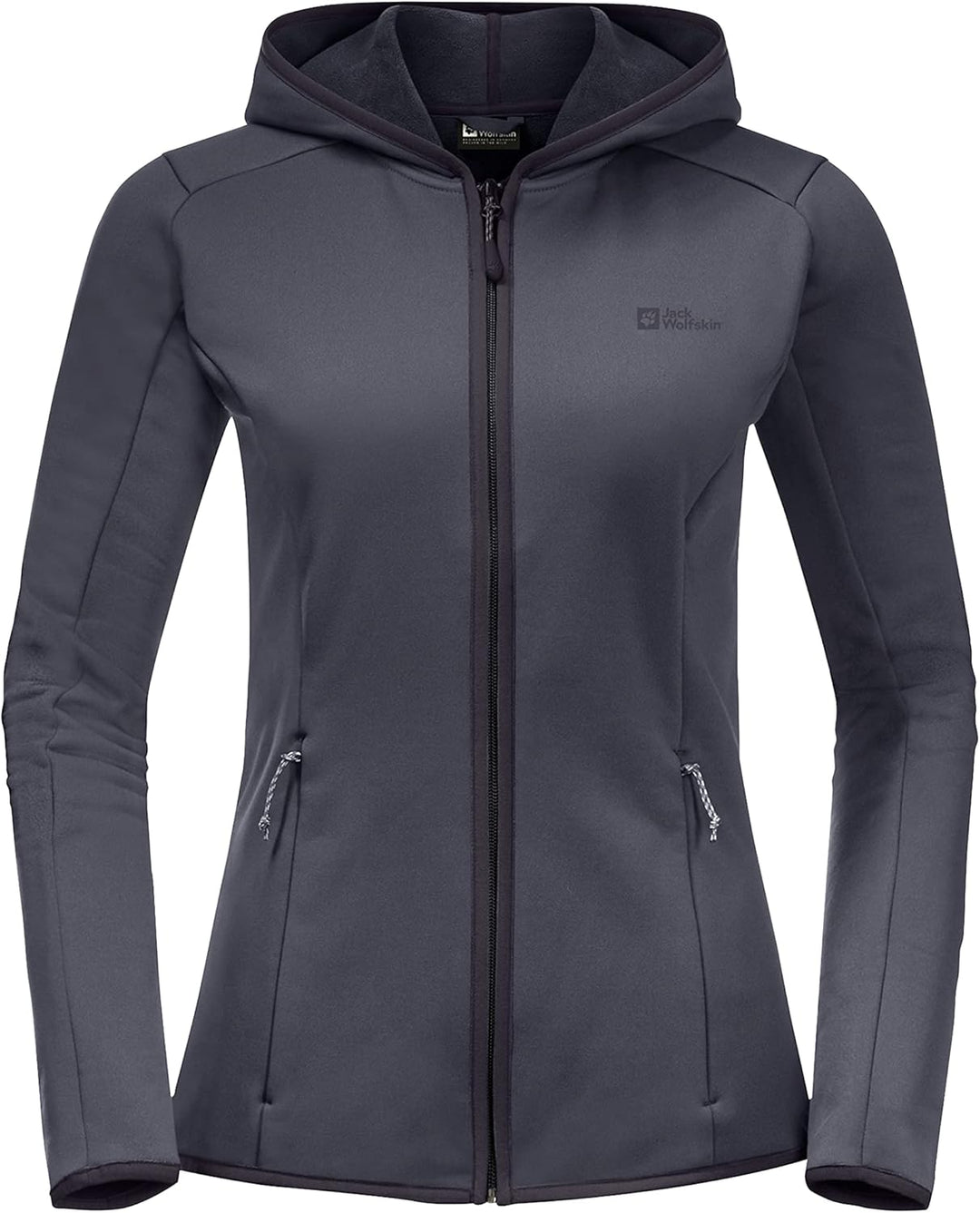 Jack Wolfskin Damen Baiselberg Hooded Fz W Fleecejacke, XS dolphin