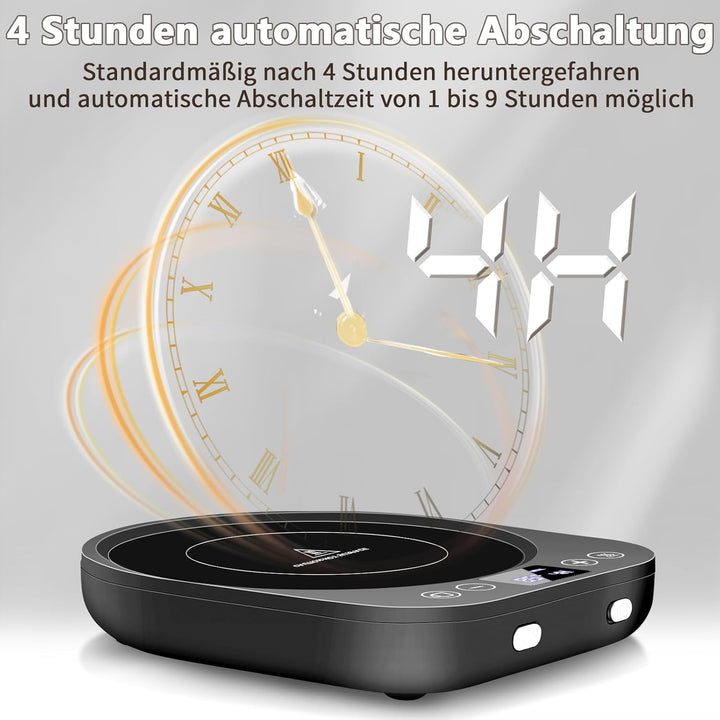 Kaffeewärmer,Aufgerüstet Tassenwärmer,Elektrischer Getränkewärmer,Kaffeetassenwärmer mit 9 Temperatu