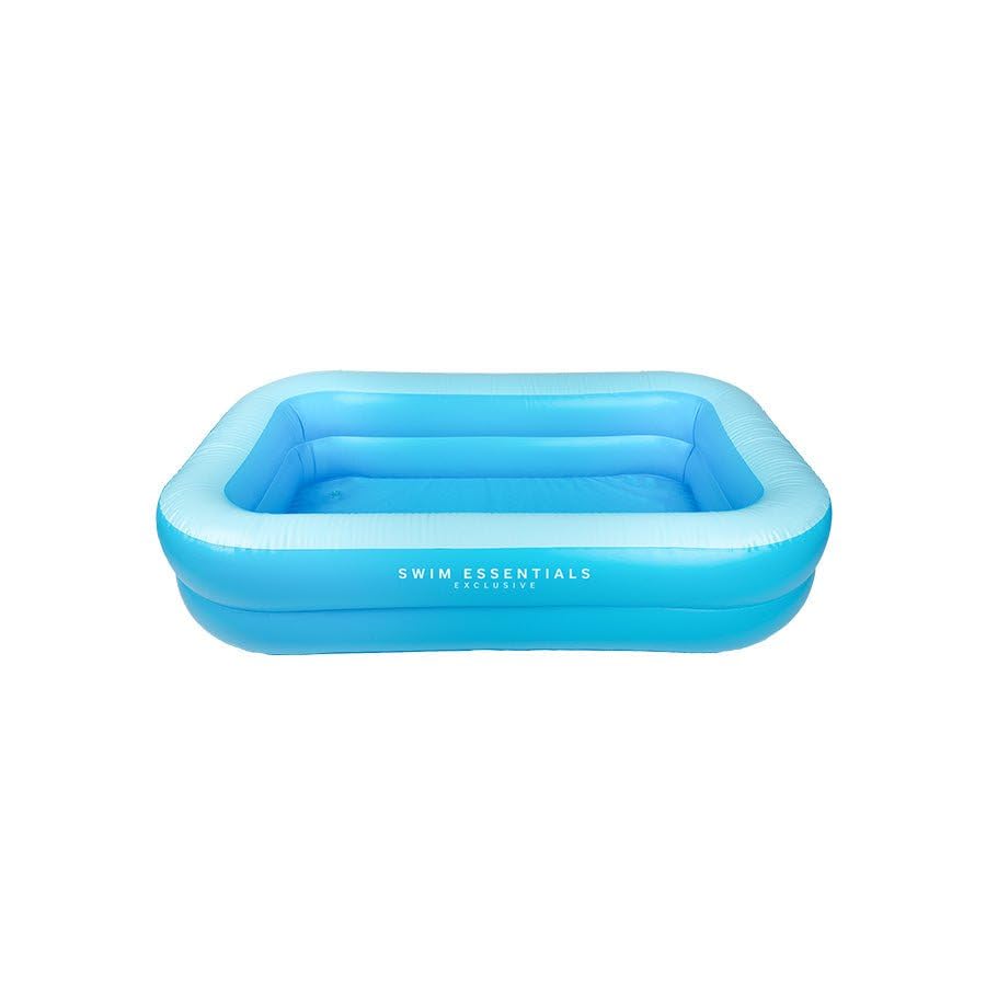 Swim Essentials Kinderpool Blau – aufblasbarer Pool 211 × 132 × 46 cm | 211 × 132 × 46 cm, Blau