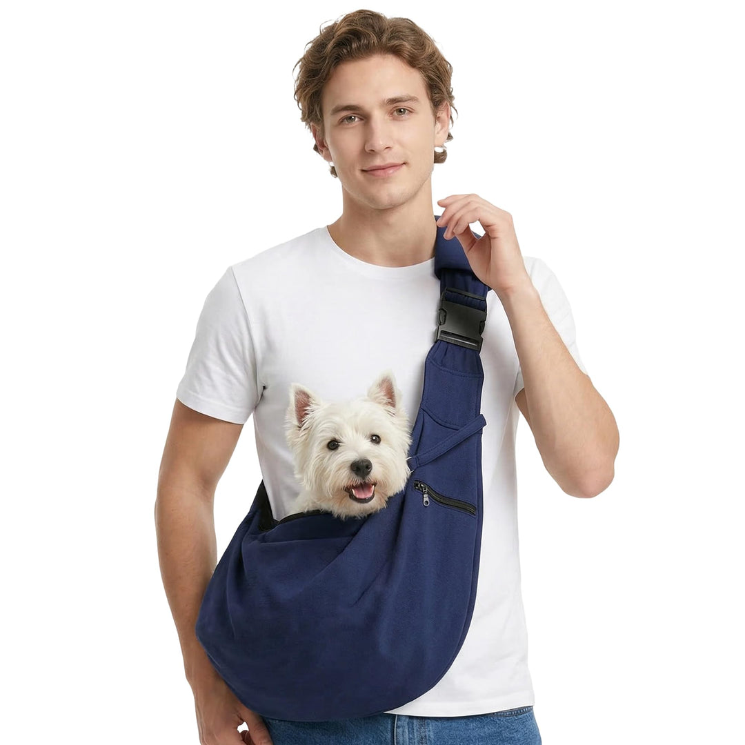 ALLSOPETS Hundetragetasche Atmungsaktive Bequeme Haustier Tragetasche für Kleine Hunde Katzen Sicher