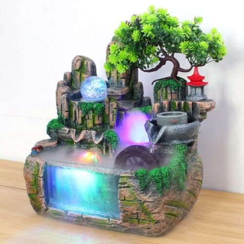 Ornament Wasserfall Wasserfall Büro Home Office Display Kreative Harz Hängende Geschenk Öffnen Dekor