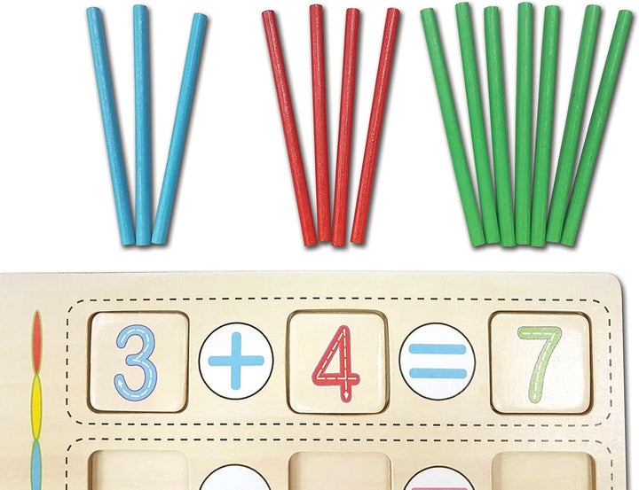 Lexibook EDU200 Uhrzeiger Bio Toys Mathematikschule, Aktivitätenbild zum Kennenlernen mit Zahlen und