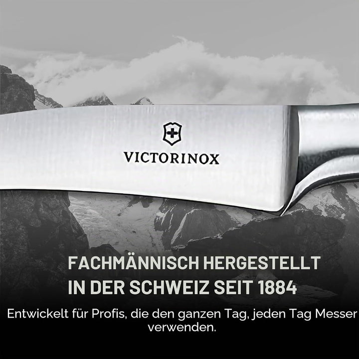 Victorinox, Grand Maître, Profi Tourniermesser, Extra Scharfe Klinge, gerader Schliff, 8 cm, Robuste