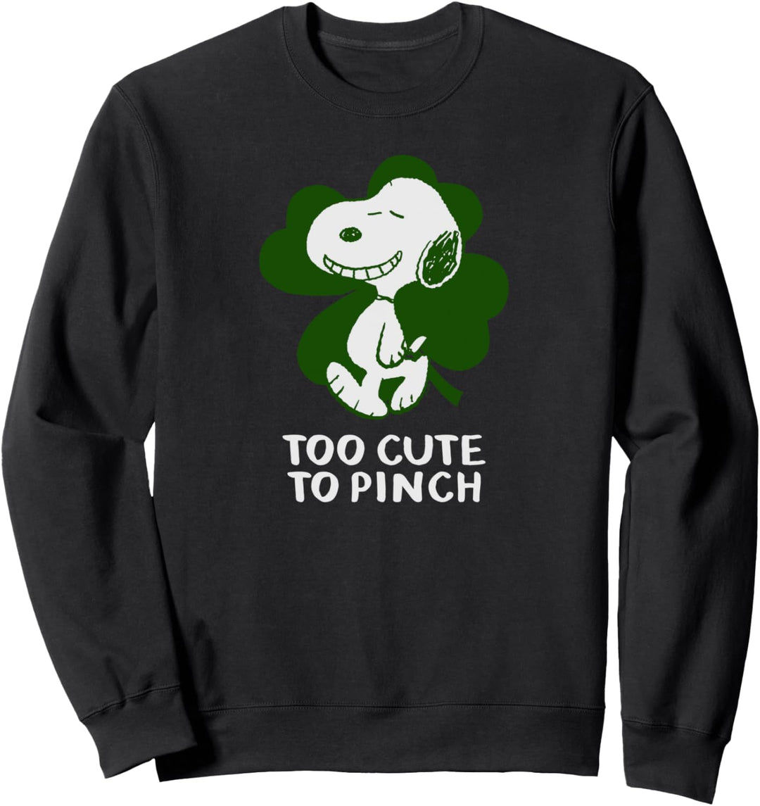 Peanuts St Patrick's Day zu süss zum kneifen Sweatshirt