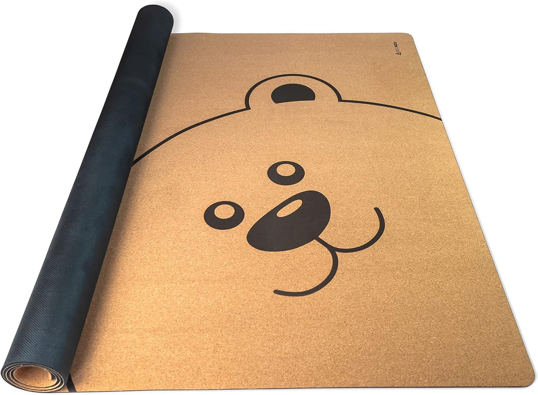 Secoroco Spielmatte aus Kork. Schadstofffreie Krabbelmatte für Babys und Kinder. Teddy 140x110 cm 14