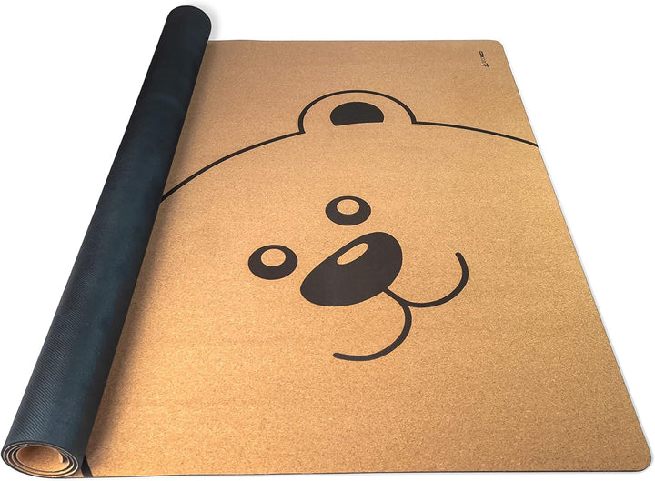 Secoroco Spielmatte aus Kork. Schadstofffreie Krabbelmatte für Babys und Kinder. Teddy 140x110 cm 14