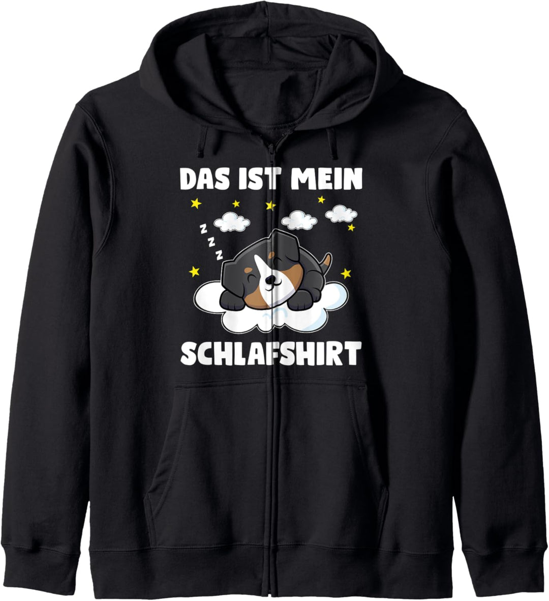 Das ist mein Schlafshirt Schlafanzug Border Collie Kapuzenjacke