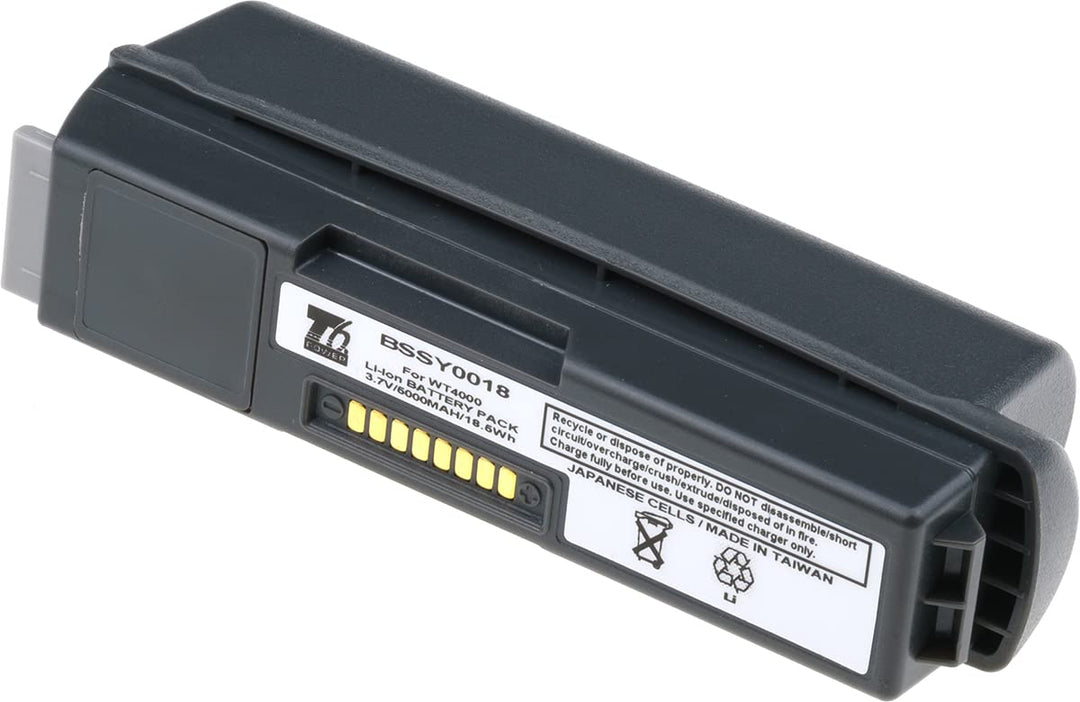 Akku für Zebra Barcode-Scanner, Teilenummer 82-90005-03, Li-Ion, 3,7 V, 5000 mAh (15,5 Wh) schwarz