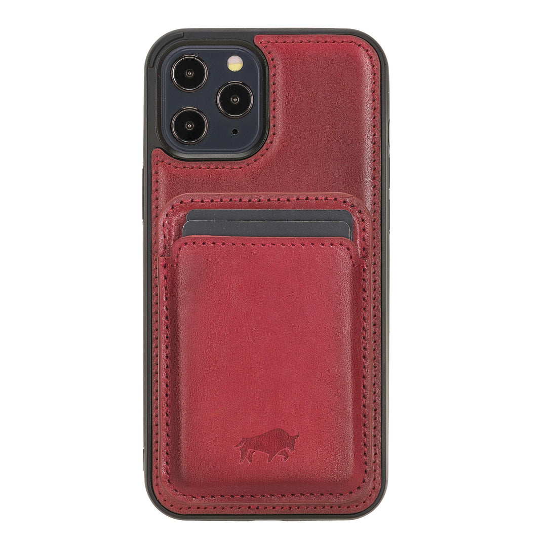Solo Pelle Lederhülle + magnetische Geldbörse für das iPhone 12 Mini in 5.4 Zoll Stanford Case Leder