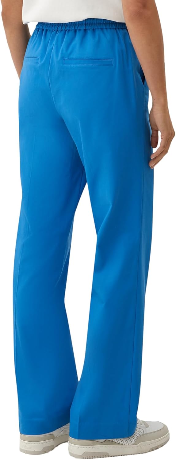s.Oliver Damen Hose lang, Loose Fit 34 Blau, 34 Blau