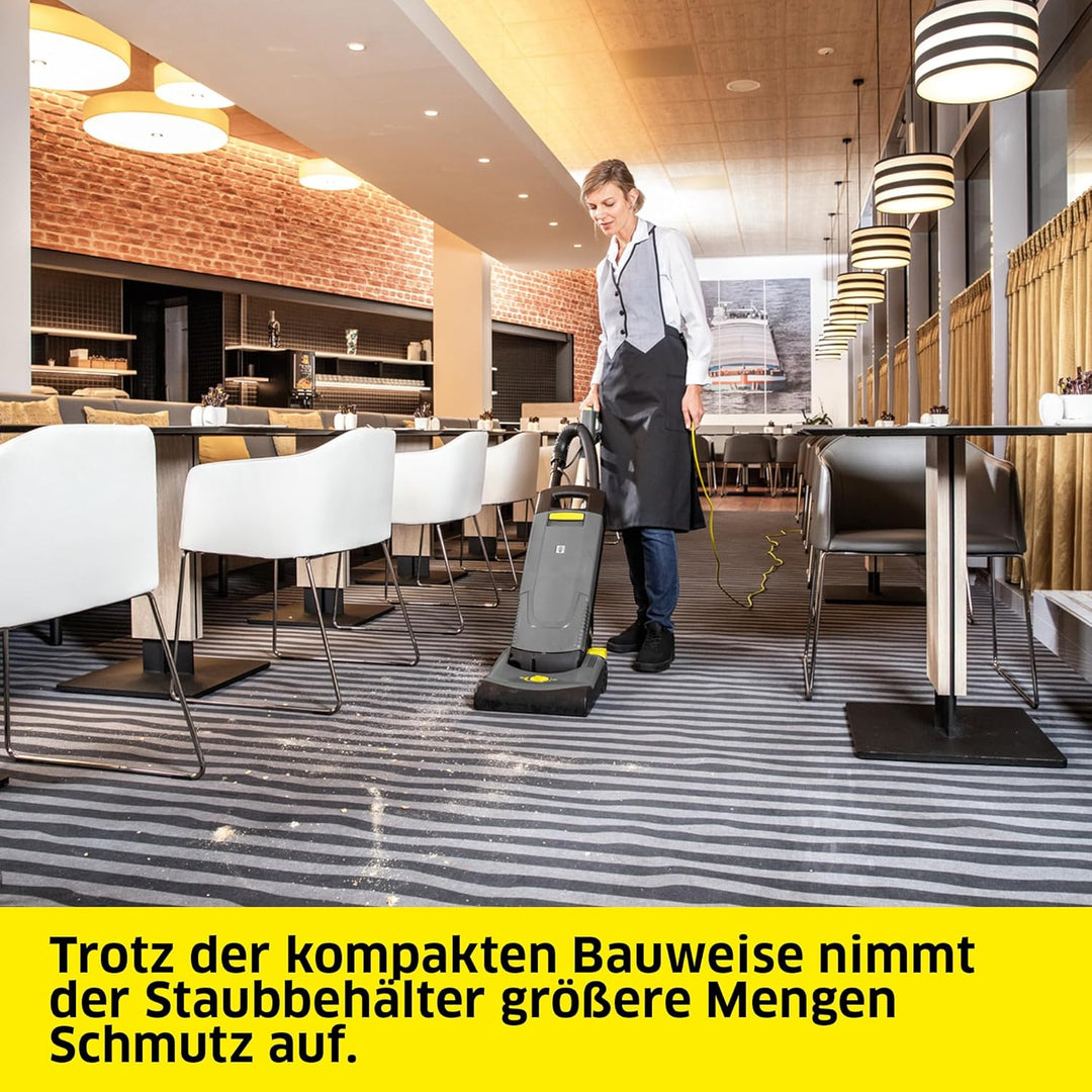 KÄRCHER CV 30/1 Teppichbürstsauger, Teppichsauger mit 300 mm Arbeitsbreite, für grössere Flächen, Fl