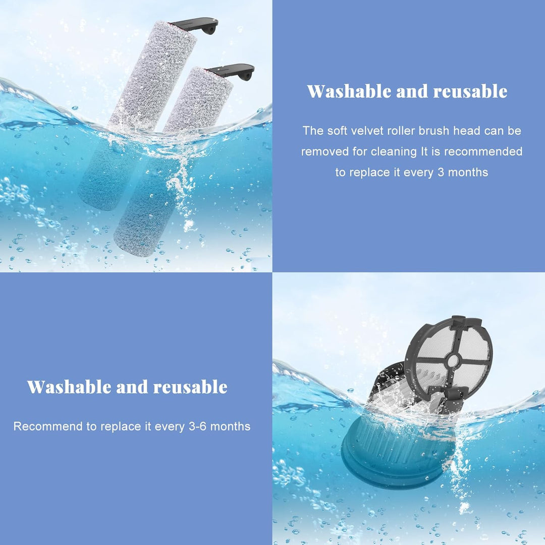 Zubehör für Dreame H14 / H14 Pro / H14 Dual Nass und Trockensauger Ersatzteile 5 Stück Zubehörset En