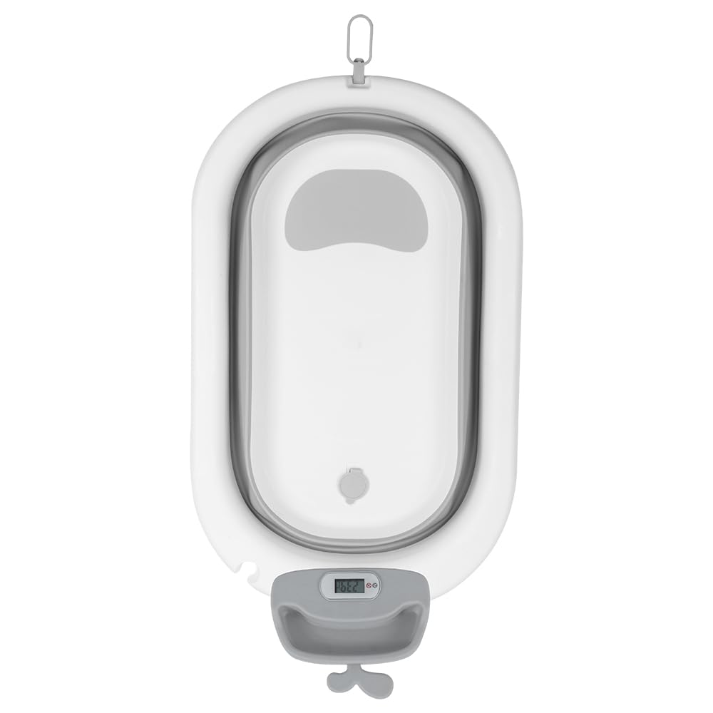 Faltbare Babybadewanne, geeignet für Babys von 0 bis 36 Monaten, ergonomisch und platzsparend, Babyw