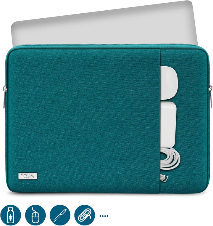 TECOOL Laptoptasche 15,6 Zoll Laptop Hülle, wasserdichte Notebooktasche Schutzhülle Notebook Sleeve