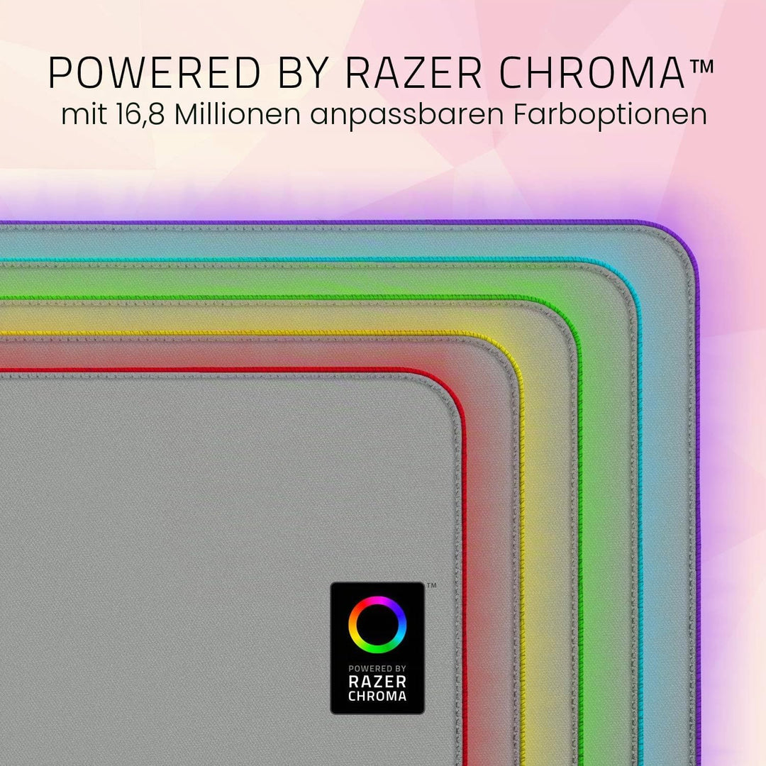 Razer Goliathus Extended Chroma Quartz - Extra grosse weiche XXL Gaming Maus-Matte mit RGB Beleuchtu