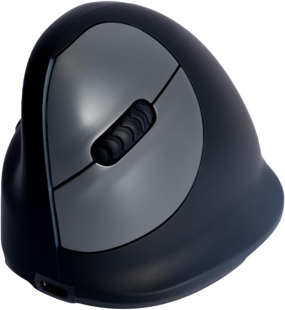 R-Go HE Ergonomische Maus, Für linkshänder, 2.4G Kabellos, 500/1000/1750 DPI, 5 Tasten, Vertikale er