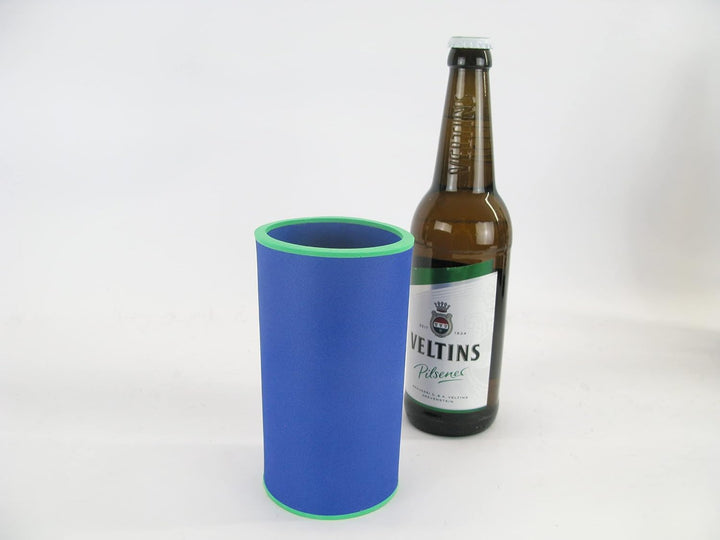 6er Set Blaue Getränkekühler 0,5l Flasche - Bierkühler - Neoprenkühler - passgenau ~Flaschenkühler~