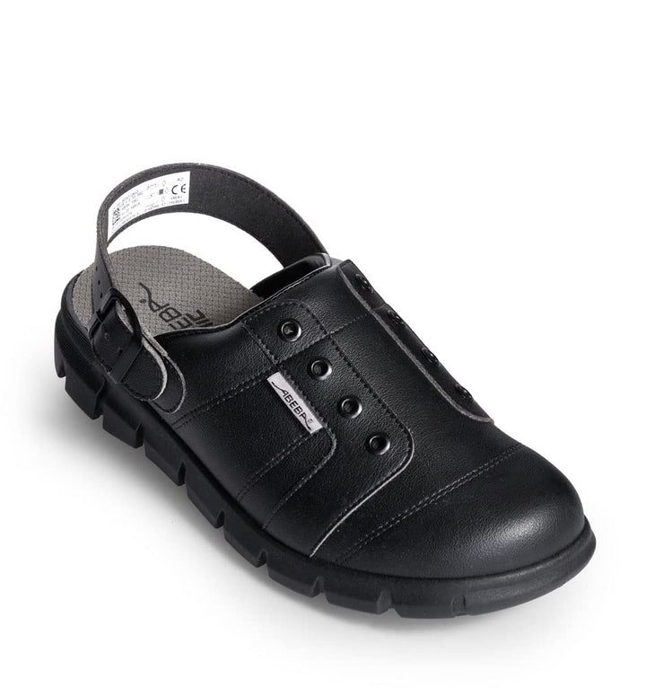 Abeba Clog 7361 - Dynamic Mikrofaser, schwarz zertifiziert 42 EU, 42 EU