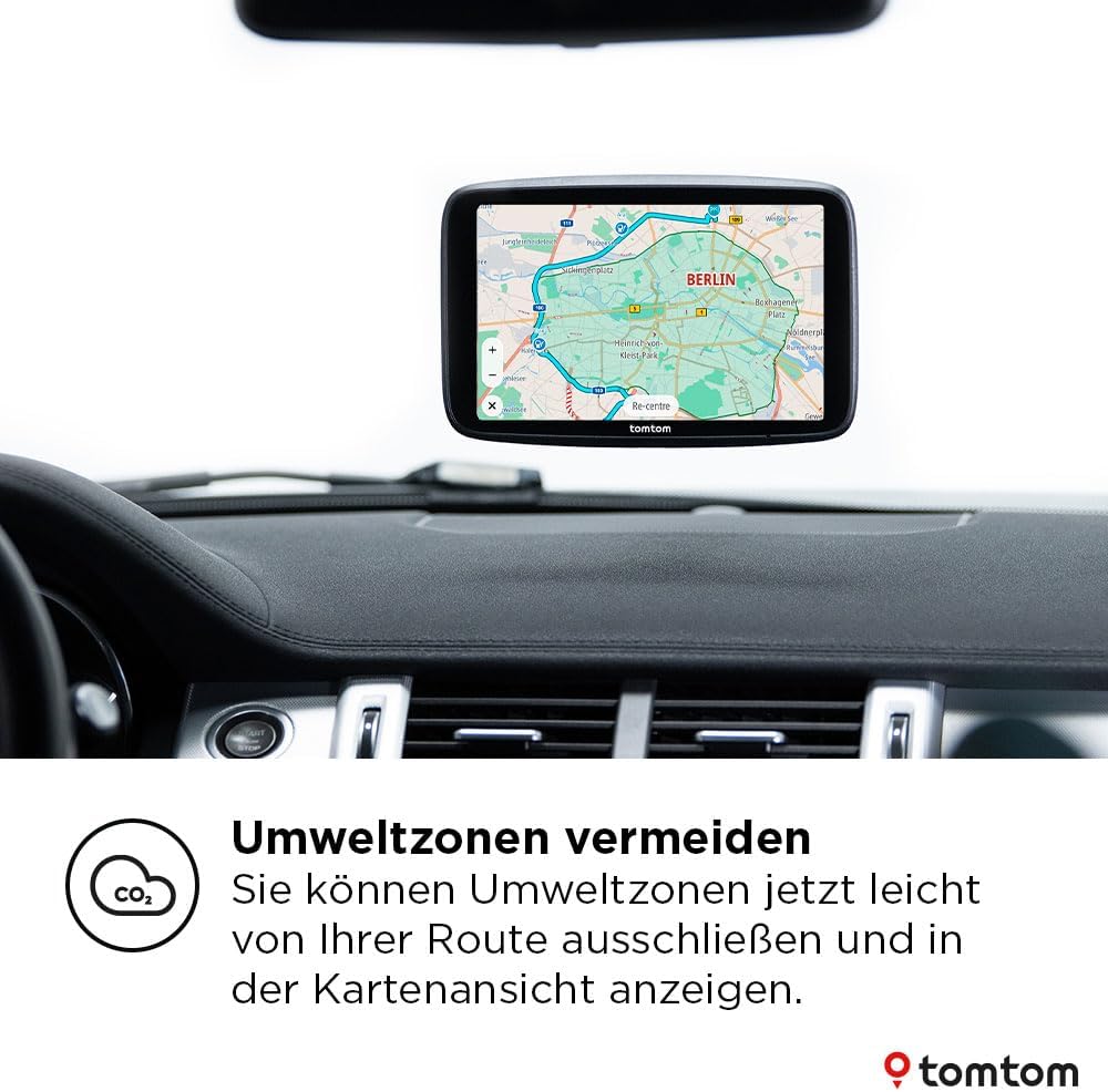 TomTom Pkw-Navi GO Navigator (extra grosses 7-Zoll-Display, Stauvermeidung Dank TomTom Traffic, Kart