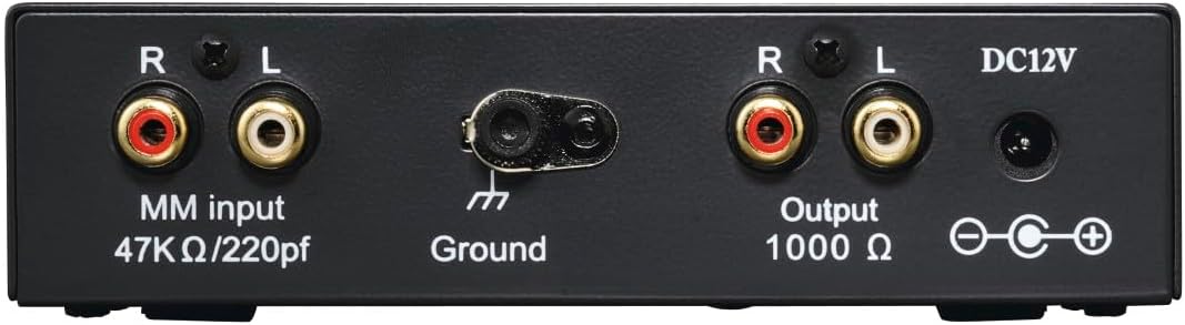 Hama Stereo Phono-Vorverstärker PA 506 (für Plattenspieler, inkl. Netzadapter 230V/50Hz, 3000mA, Cin
