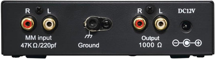 Hama Stereo Phono-Vorverstärker PA 506 (für Plattenspieler, inkl. Netzadapter 230V/50Hz, 3000mA, Cin