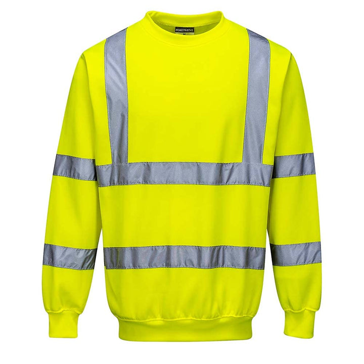 Portwest Warnschutz-Pullover, Farbe: Gelb, Grösse: XXL, B303YERXXL XXL Gelb, XXL Gelb