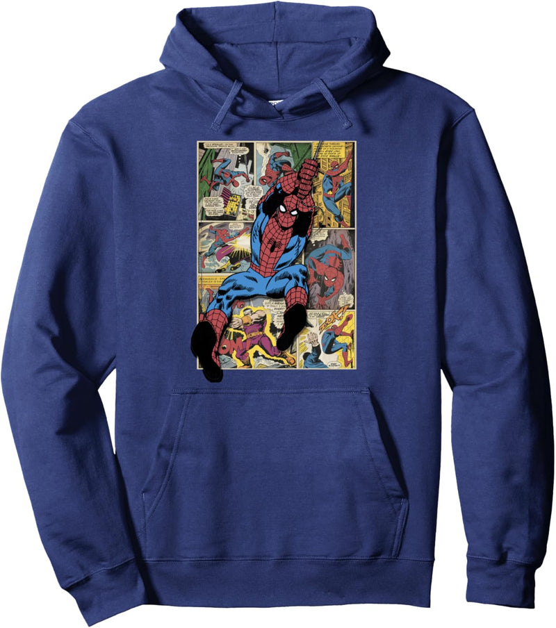Marvel Spider-Man Comic Page Panels Pullover Hoodie