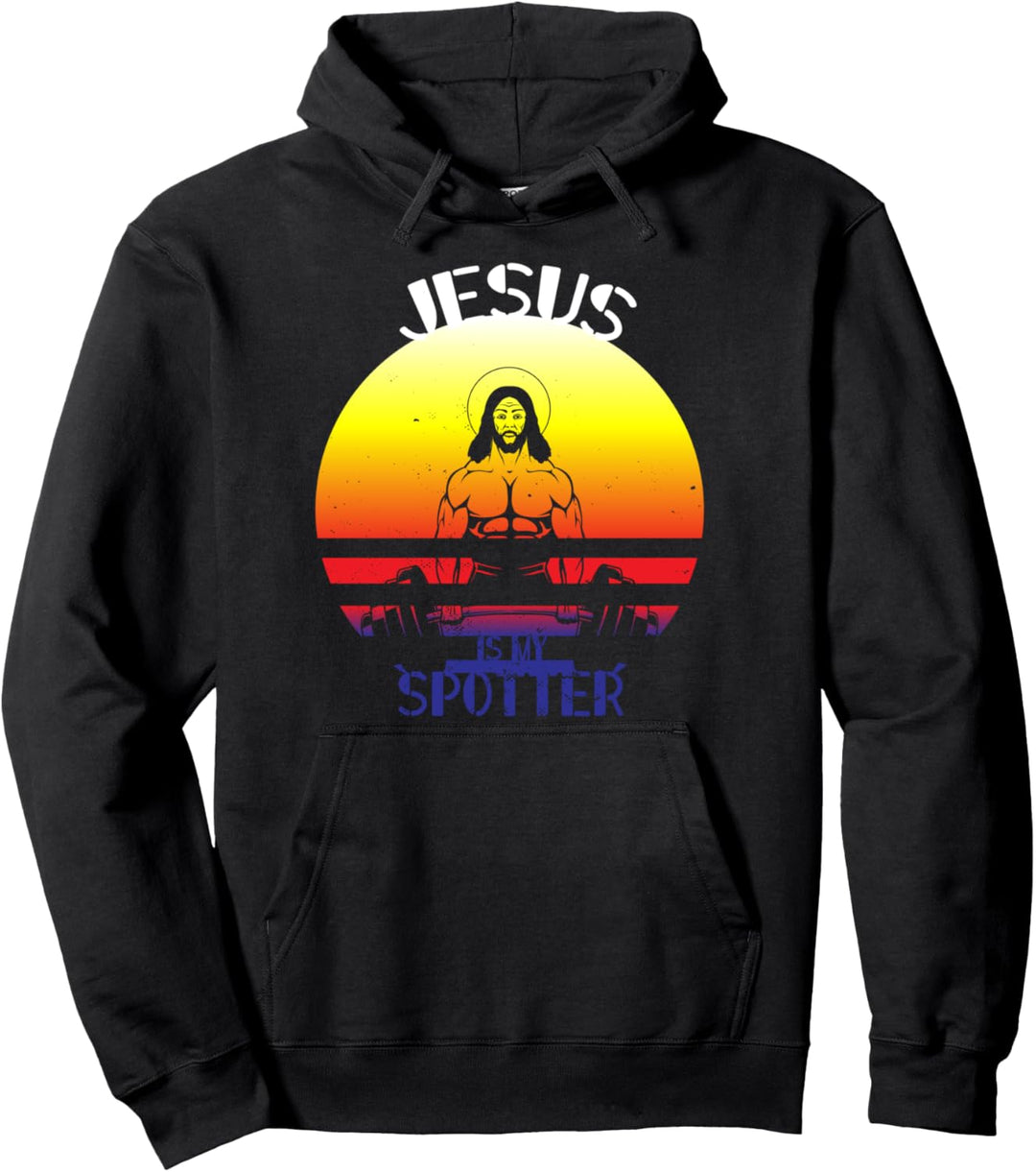 Jesus Christus Gym Fitness Religion Christentum Geschenk Pullover Hoodie
