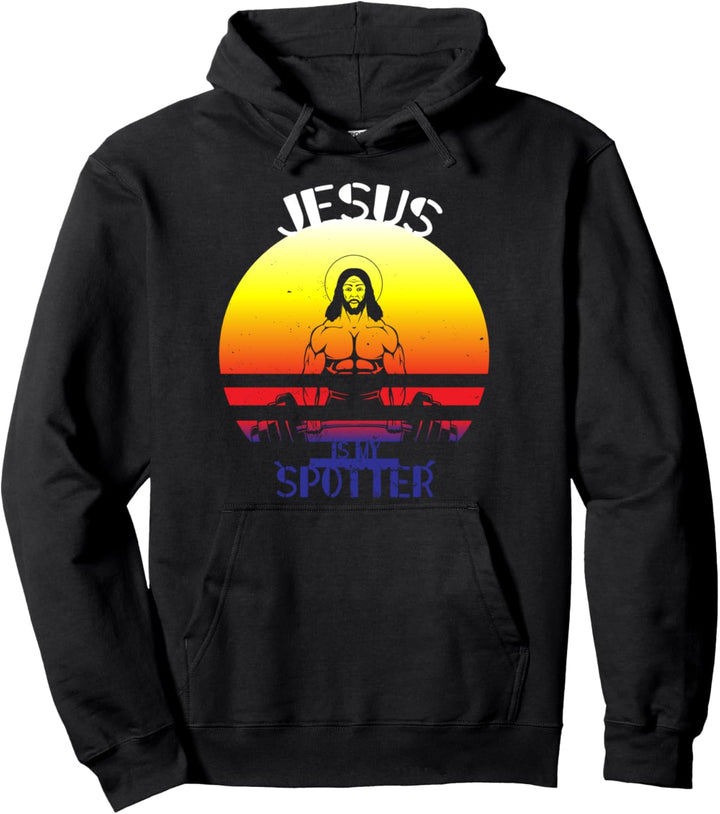 Jesus Christus Gym Fitness Religion Christentum Geschenk Pullover Hoodie
