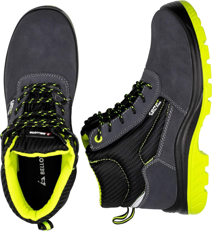 Bellota 72309-44 S1P - Unisex Comp+ Sicherheitsstiefel, Leichte und atmungsaktive Arbeitsschuhwaren,