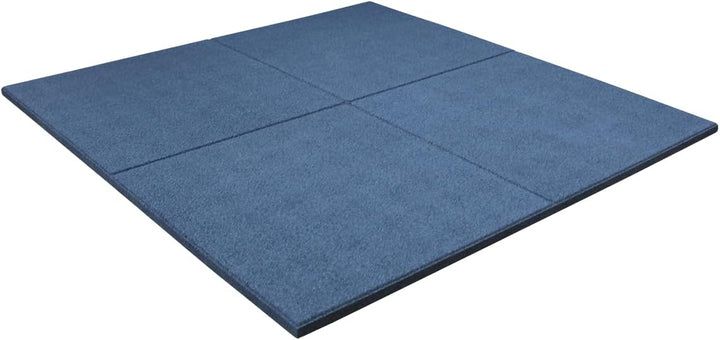 LANDGRID 6X Fallschutzmatten 50x50x4cm Grau Spielplatz Gummimatte Kletterturm Schaukel Platten