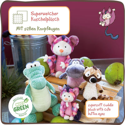 NICI Kuscheltier Krokodil Croco McDile 50cm – Nachhaltiges Plüschtier Krokodil für Mädchen, Jungen &