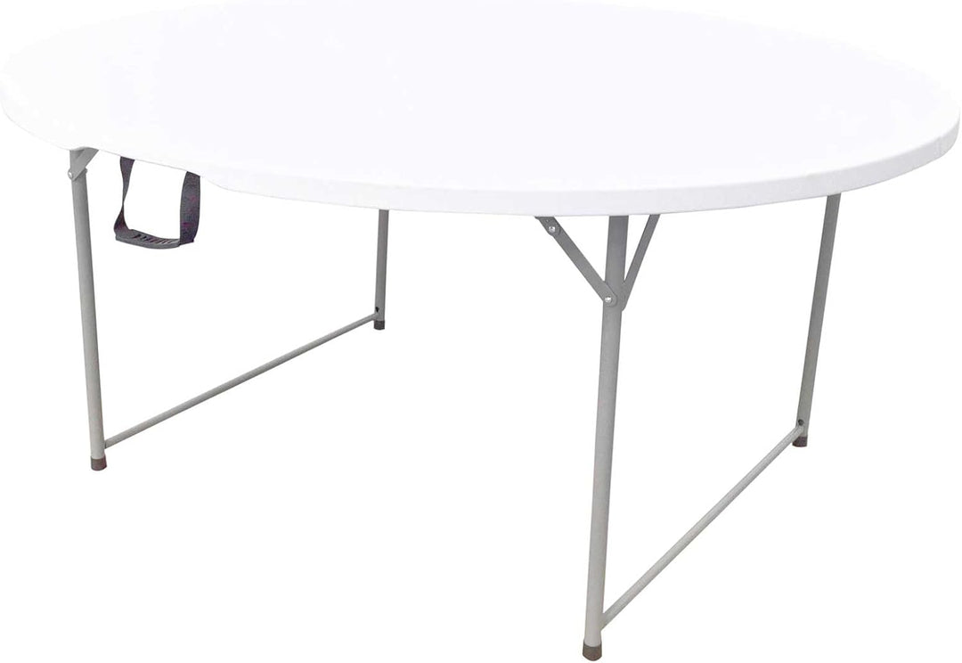 WERKA PRO Runder Klapptisch Ø150 x 74 cm weiss, weiss