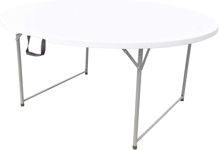 WERKA PRO Runder Klapptisch Ø150 x 74 cm weiss, weiss