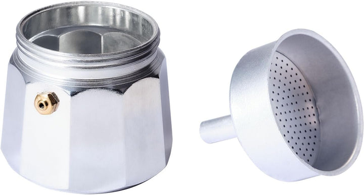 Klassischer Espressokocher aus Aluminium, 150 ml für 3 Tassen - Traditioneller Kaffeegenuss, für aro