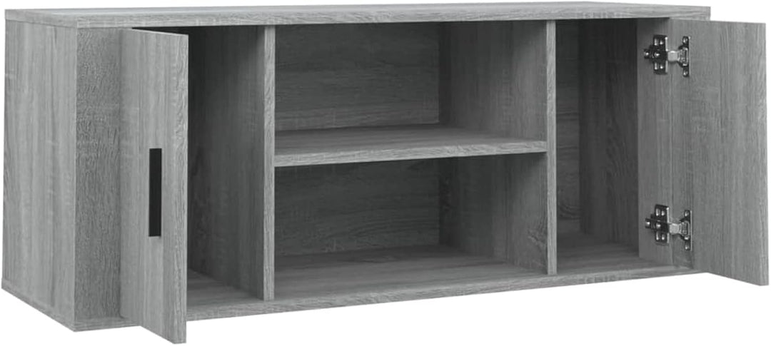 Tidyard TV Schrank mit 4 Fächer Lowboard TV Möbel Fernsehschrank Fernsehtisch TV Board Fernsehmöbel