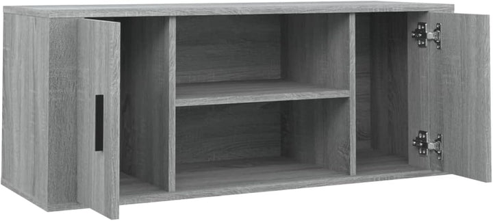 Tidyard TV Schrank mit 4 Fächer Lowboard TV Möbel Fernsehschrank Fernsehtisch TV Board Fernsehmöbel