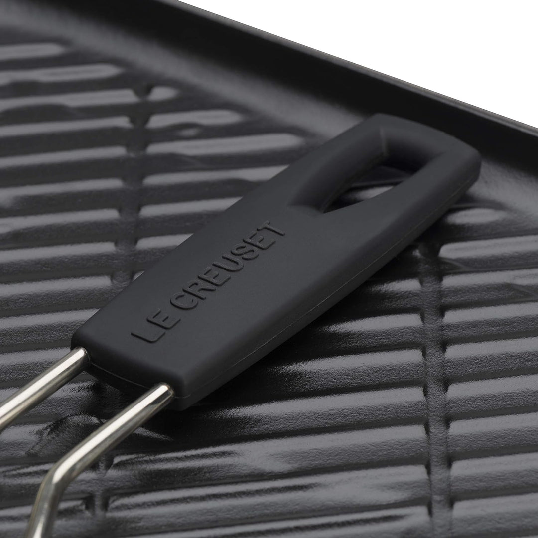 Le Creuset Gusseisen-Grillpfanne, , Schwarzmatt, 20049000000400 36 cm Rechteckig, 36 cm Rechteckig