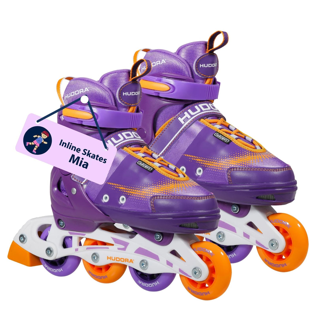 HUDORA Inline Skates Mia/Leon - Inliner für Kinder/Jugendliche & Erwachsene in versch. Grössen & Far