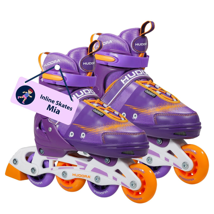 HUDORA Inline Skates Mia/Leon - Inliner für Kinder/Jugendliche & Erwachsene in versch. Grössen & Far