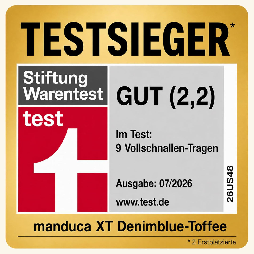 manduca Babytrage XT > < All-In-One Babytrage für Neugeborene ab Geburt, Babys & Kleinkinder (3,5-20