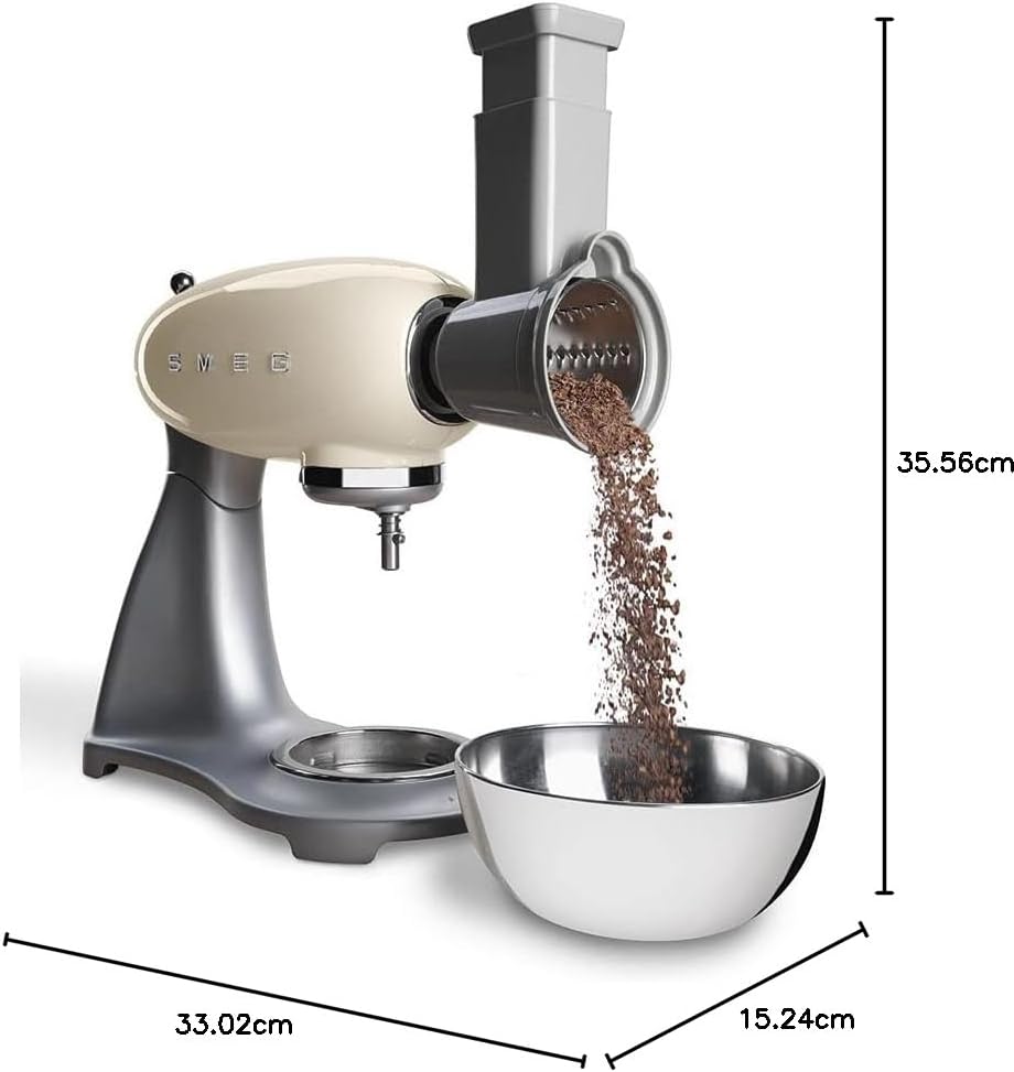 Smeg SMSG01 Gemüse-Schneide-Set Aufsatz für Küchenmaschine SMF01 Sonderzubehör