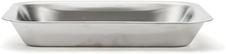 DE BUYER 3283.27 Marinierteller, Edelstahl, 27 x 22 x 4 cm