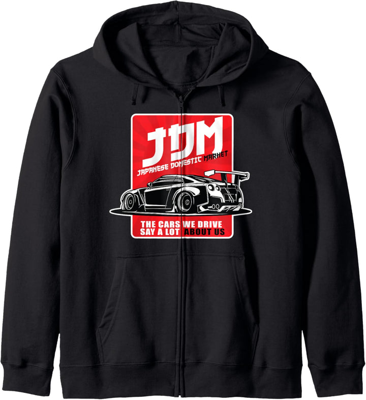racing jdm tuning Japanese cars Kapuzenjacke